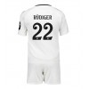 Real Madrid Antonio Rudiger #22 Hjemmedraktsett Barn 2024-25 Kortermet (+ korte bukser)